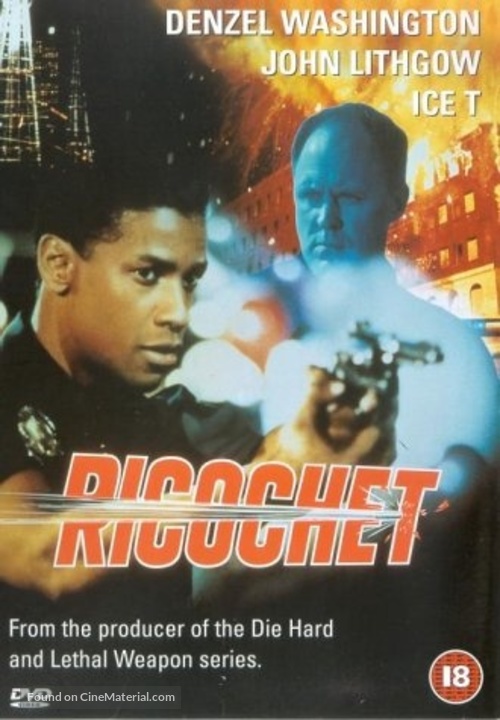 Ricochet - British DVD movie cover