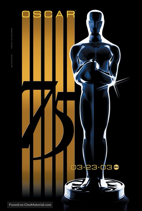 The 75th Annual Academy Awards - Movie Poster
