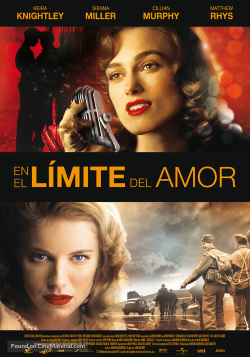 The Edge of Love - Spanish Movie Poster