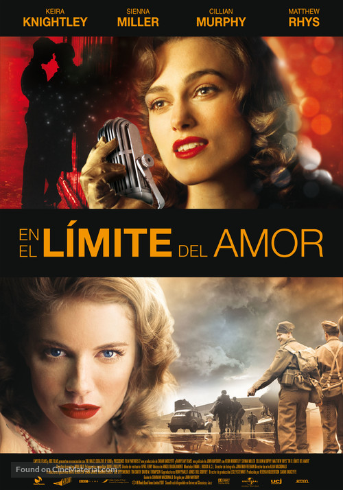 The Edge of Love - Spanish Movie Poster