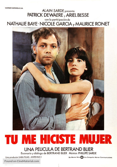 Beau-père (1981) Spanish movie poster