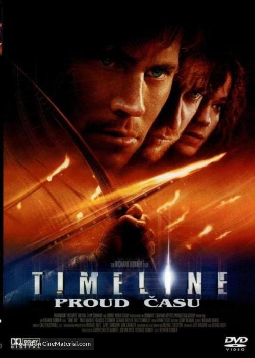 Timeline - Czech DVD movie cover