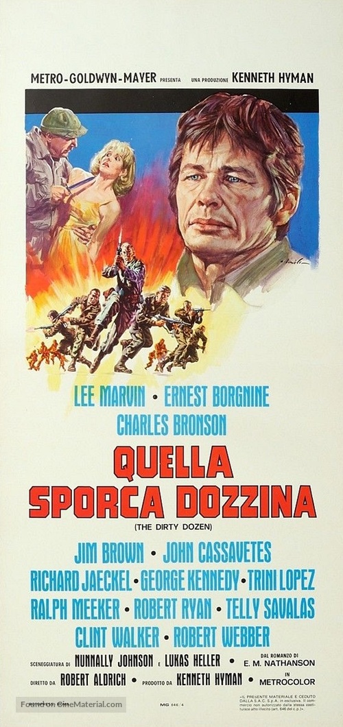 The Dirty Dozen - Italian Movie Poster