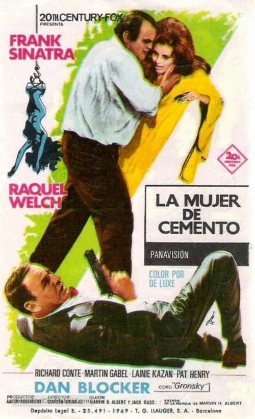 Lady in Cement - Spanish Movie Poster