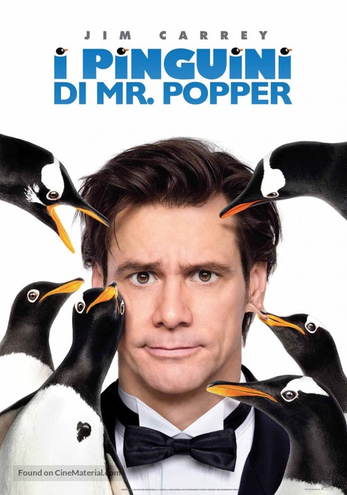 Mr. Popper&#039;s Penguins - Italian Movie Poster