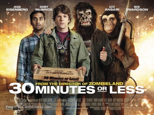 30 Minutes or Less - British Movie Poster