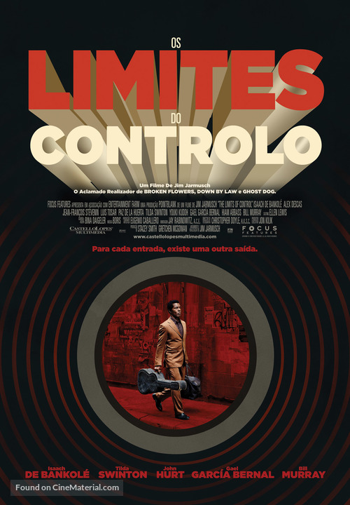 The Limits of Control - Portuguese Movie Poster