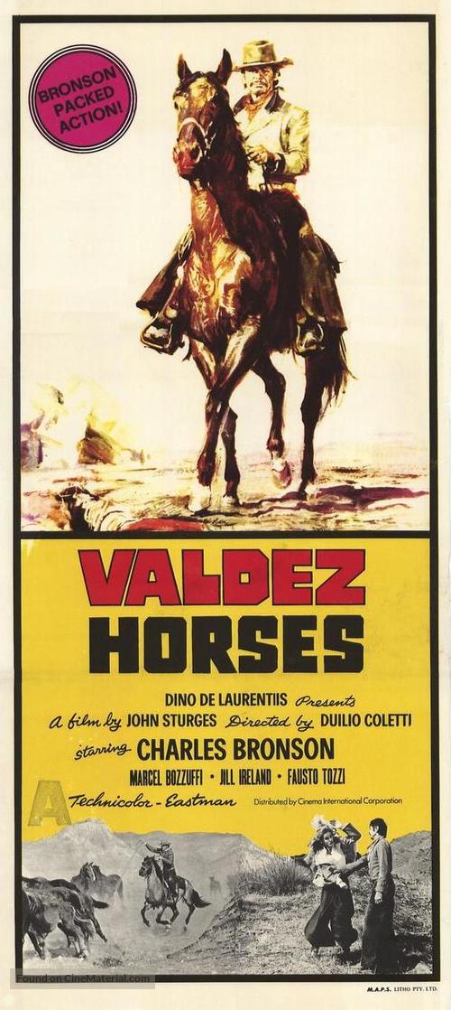 Valdez, il mezzosangue - Australian Movie Poster