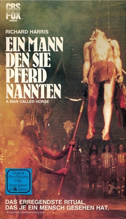 A Man Called Horse - German VHS movie cover