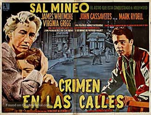 Crime in the Streets - Argentinian Movie Poster