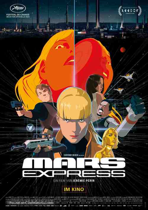 Mars Express - German Movie Poster
