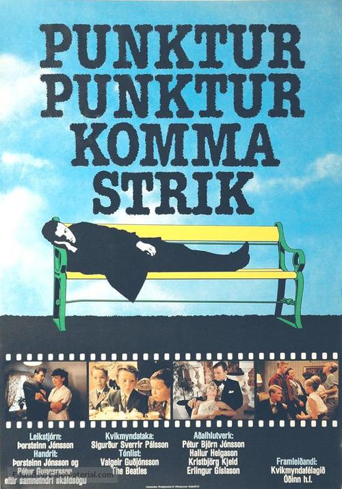Punktur punktur komma strik - Icelandic Movie Poster