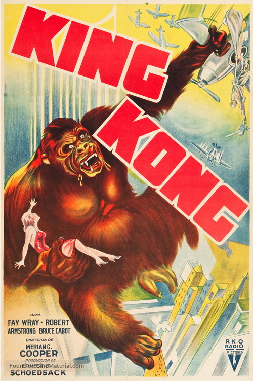 King Kong - Spanish Re-release movie poster