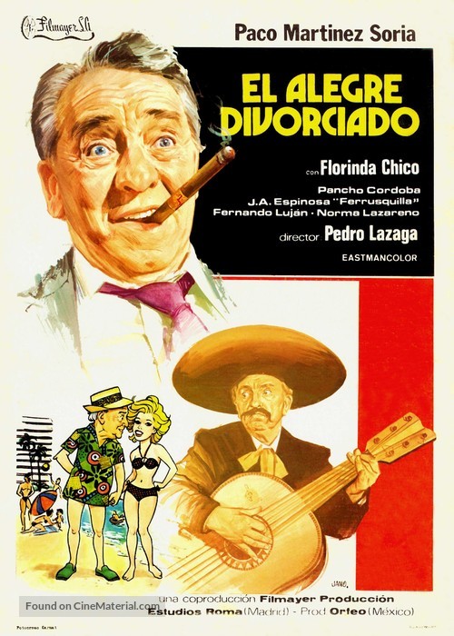 Alegre divorciado, El - Spanish Movie Poster