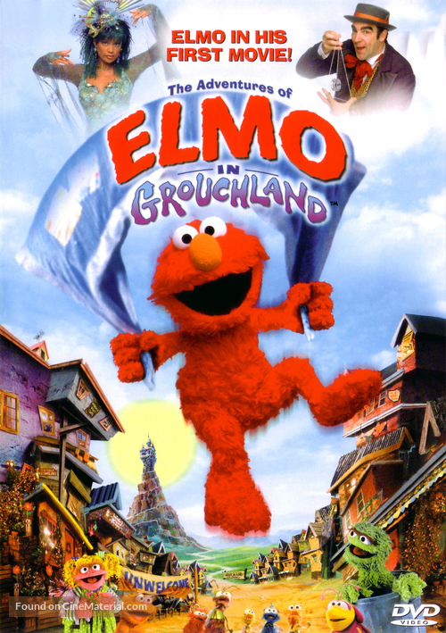 The Adventures of Elmo in Grouchland - DVD movie cover