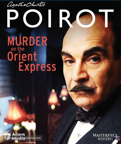 &quot;Agatha Christie&#039;s Poirot&quot; Murder on the Orient Express - Blu-Ray movie cover