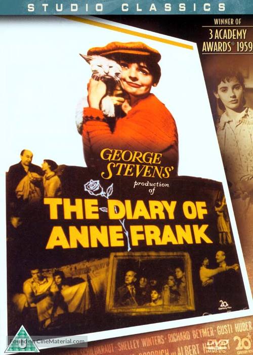 The Diary of Anne Frank - British DVD movie cover