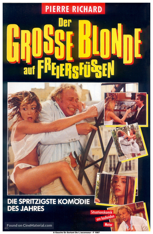 &Agrave; gauche en sortant de l&#039;ascenseur - German Movie Poster