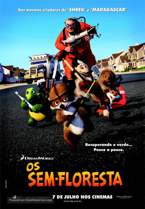 Over the Hedge - Brazilian Movie Poster