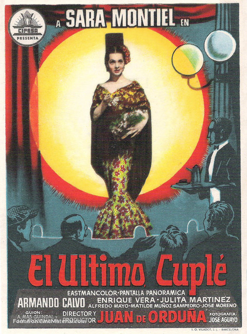 El &uacute;ltimo cupl&eacute; - Spanish Movie Poster