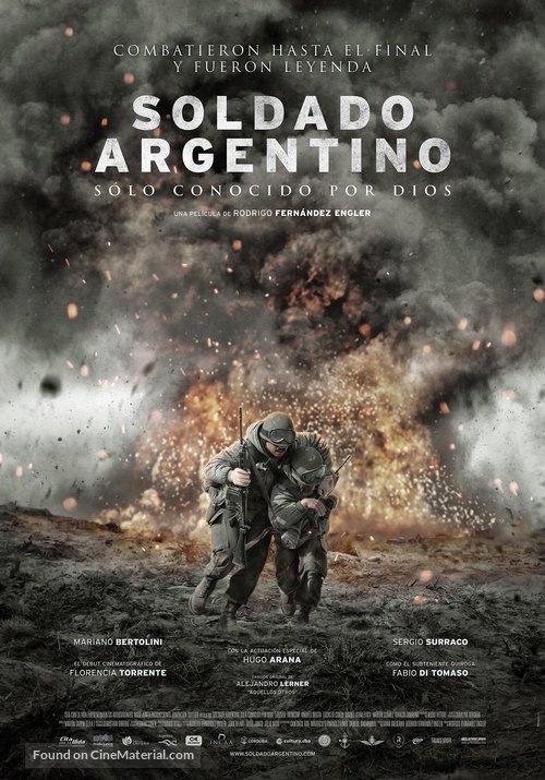 Soldado Argentino solo conocido por Dios - Argentinian Movie Poster