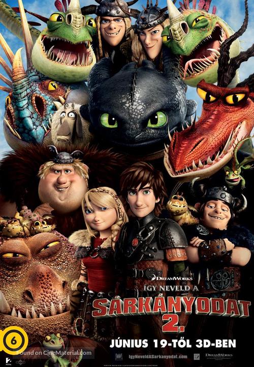 How to Train Your Dragon 2 - Hungarian Movie Poster
