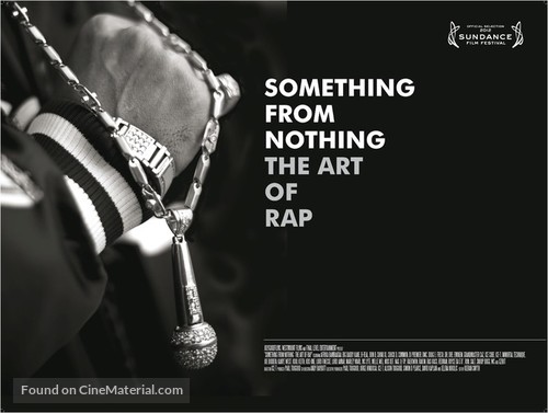 Something from Nothing: The Art of Rap - British Movie Poster