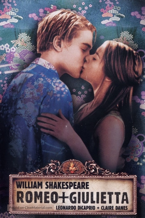 Romeo + Juliet - Italian DVD movie cover