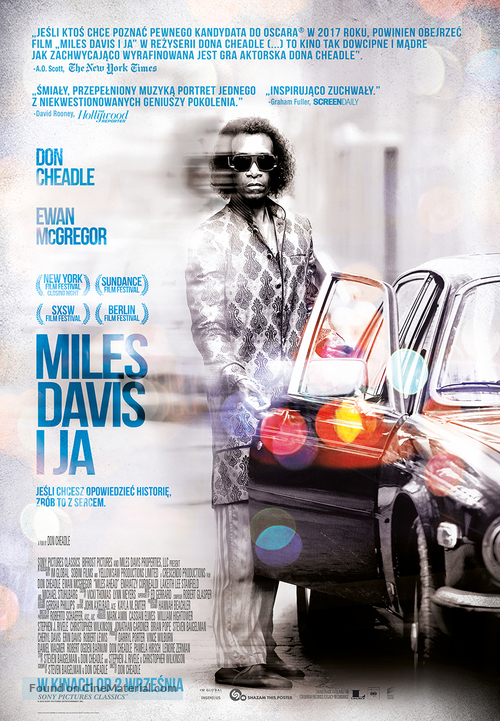 Miles Ahead - Polish Movie Poster