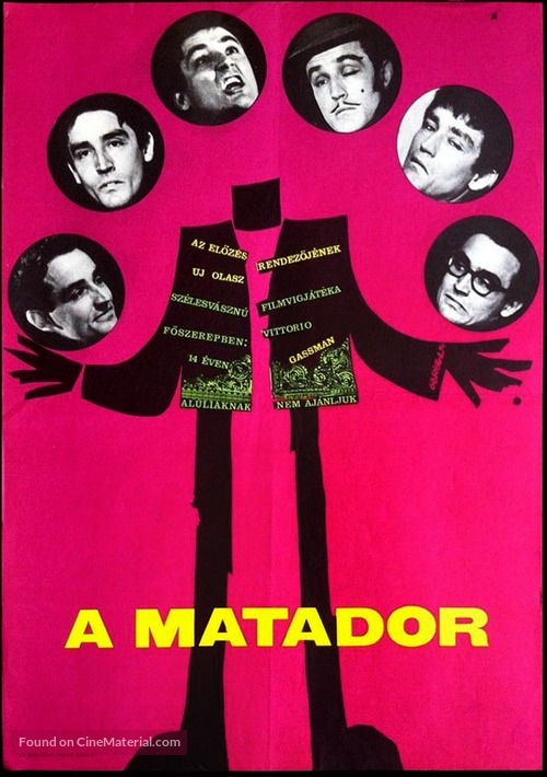 Il Mattatore - Hungarian Movie Poster