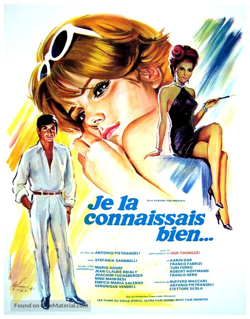 Io la conoscevo bene - French Movie Poster