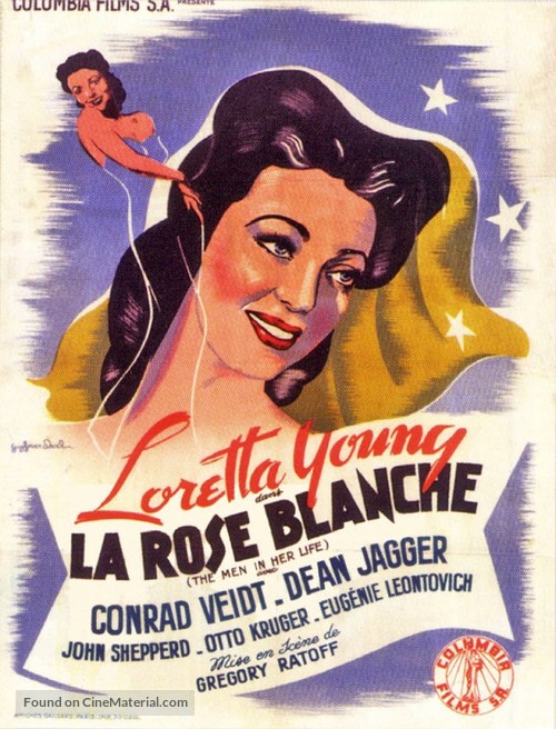The Men in Her Life - French Movie Poster