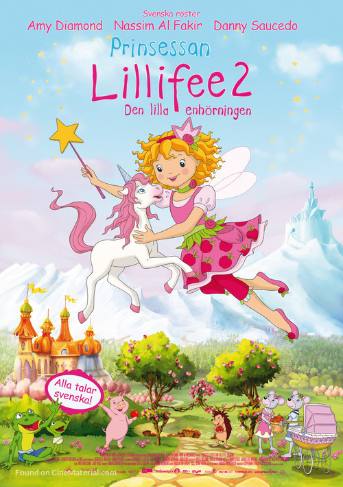 Prinzessin Lillifee und das kleine Einhorn - Swedish Movie Poster