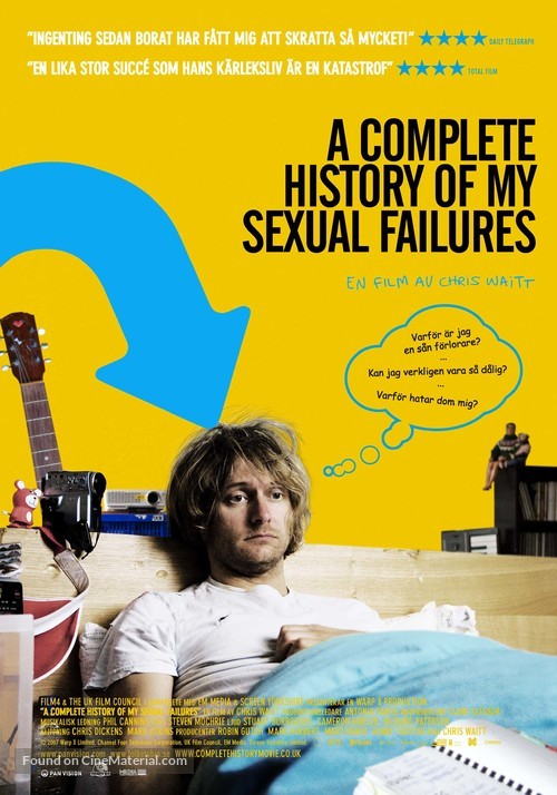 A Complete History of My Sexual Failures - Swedish Movie Poster