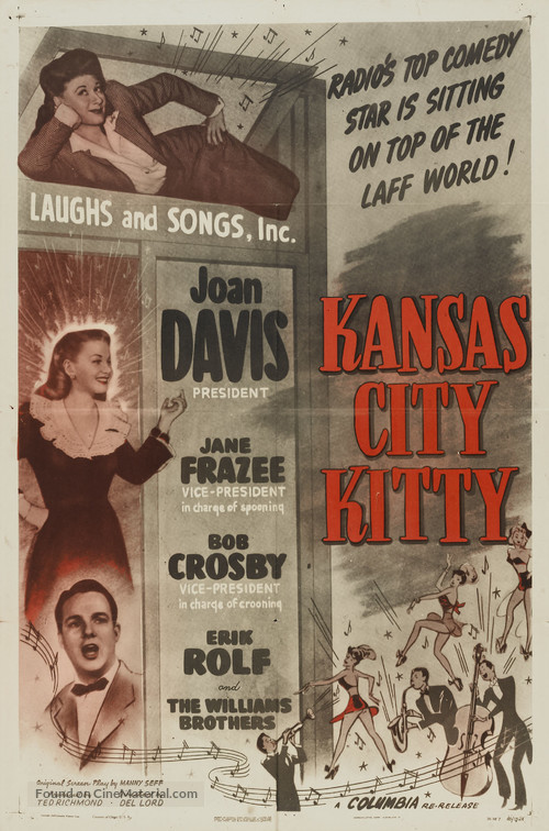 Kansas City Kitty - Re-release movie poster