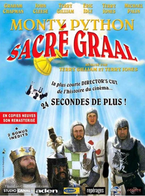 Monty Python and the Holy Grail - French DVD movie cover