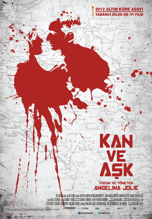 In the Land of Blood and Honey - Turkish Movie Poster