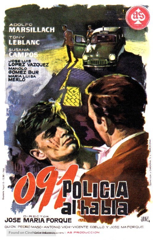 091 Polic&iacute;a al habla - Spanish Movie Poster