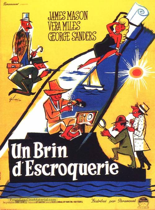A Touch of Larceny - French Movie Poster