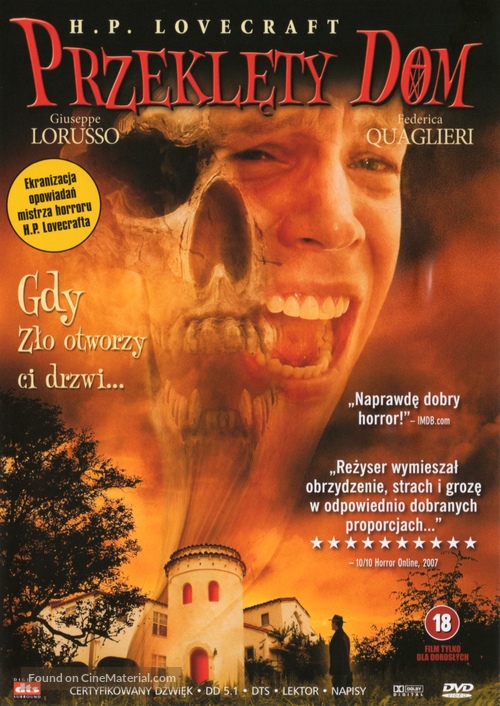 La casa sfuggita - Polish DVD movie cover