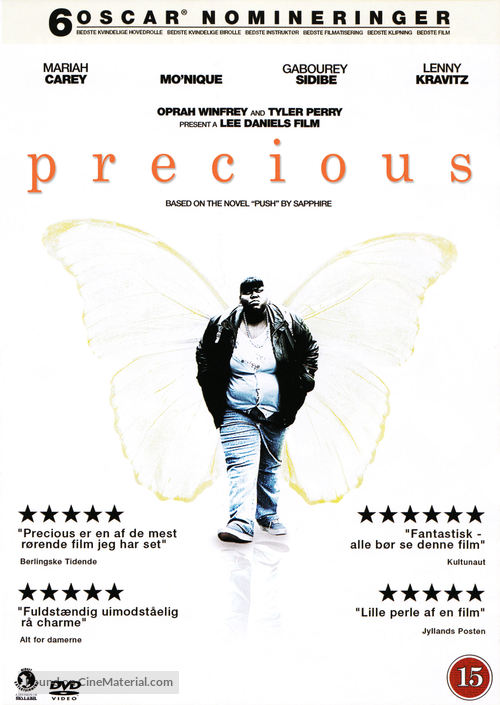 Precious: Based on the Novel Push by Sapphire - Danish DVD movie cover