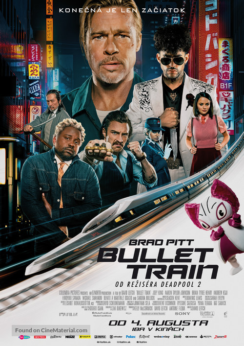Bullet Train - Slovak Movie Poster