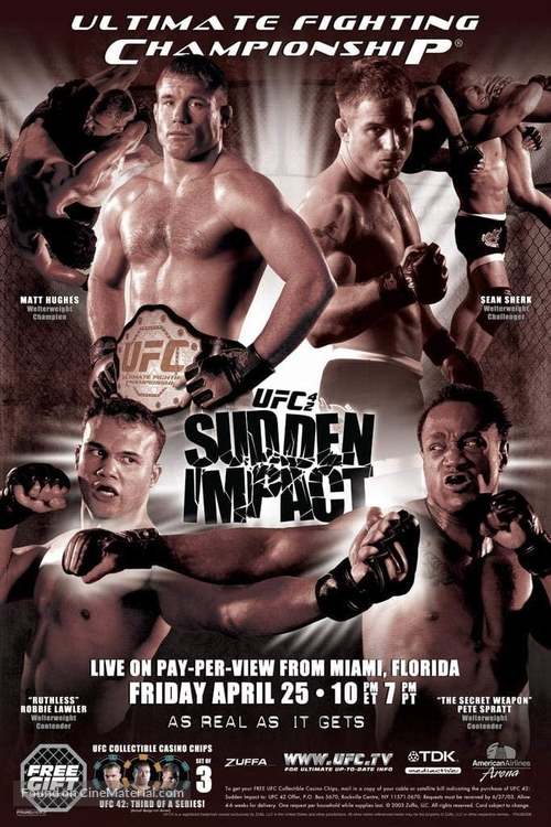 UFC 42: Sudden Impact - Movie Poster