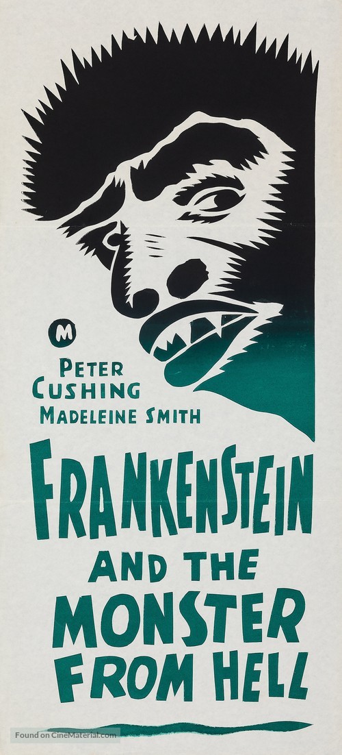 Frankenstein and the Monster from Hell - Australian Movie Poster