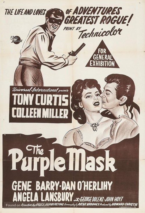 The Purple Mask - Australian Movie Poster
