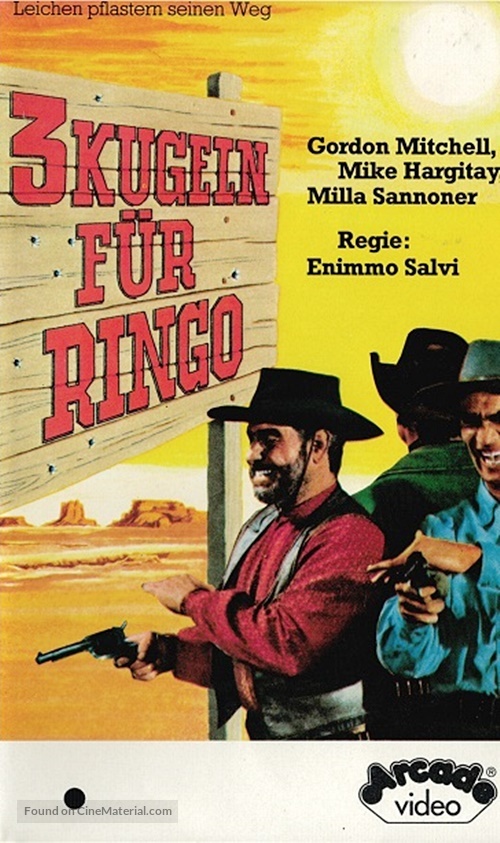 3 colpi di Winchester per Ringo - German VHS movie cover