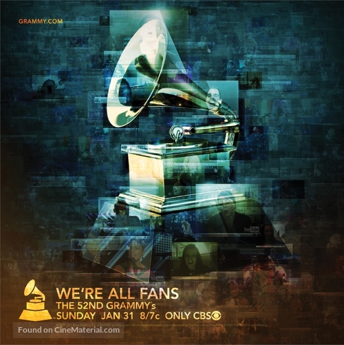 The 52nd Annual Grammy Awards - Movie Poster