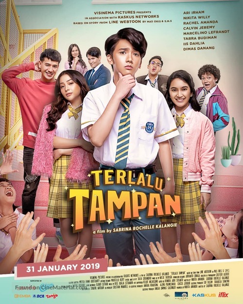 Terlalu Tampan - Indonesian Movie Poster