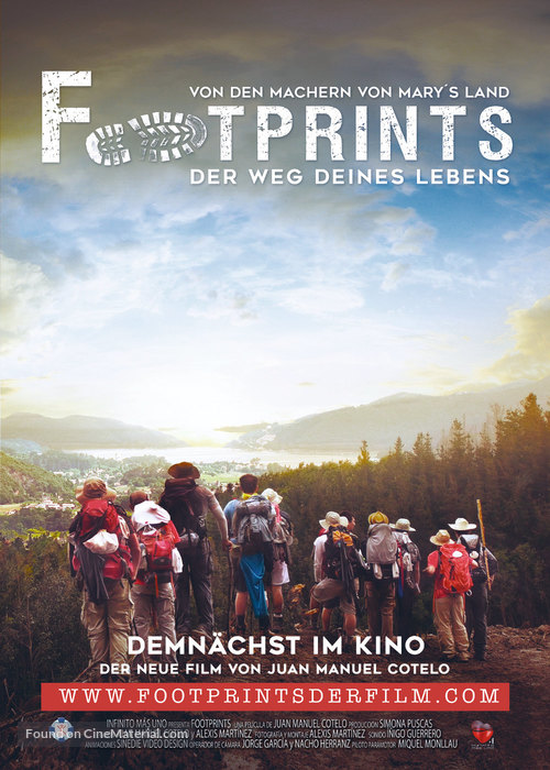 Footprints, the Path of Your Life - German Movie Poster