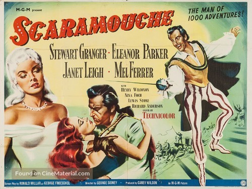 Scaramouche - British Movie Poster